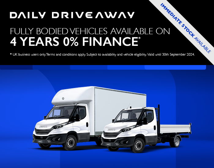 DAILY DRIVEAWAY WITH 0% FINANCE